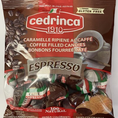 CEDRINCA  CAFFEE ESPRESSO CANDY 125 G.