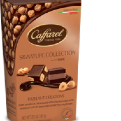 CAFFAREL DARK HAZELNUT CREATIONS CREMINO & PIEMONTE CORNET 165g