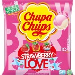 CHUPA CHUPS STRAWBERRY LOVERS 10 PCS bag  120 G.