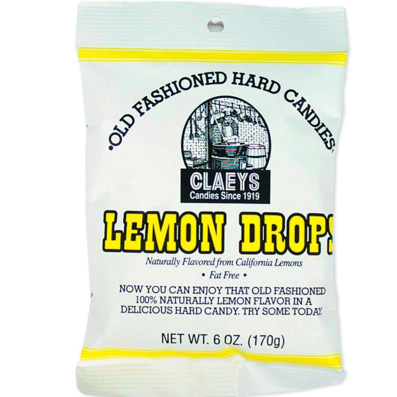 CLAEYS LEMON HARD CANDY  6 OZ.