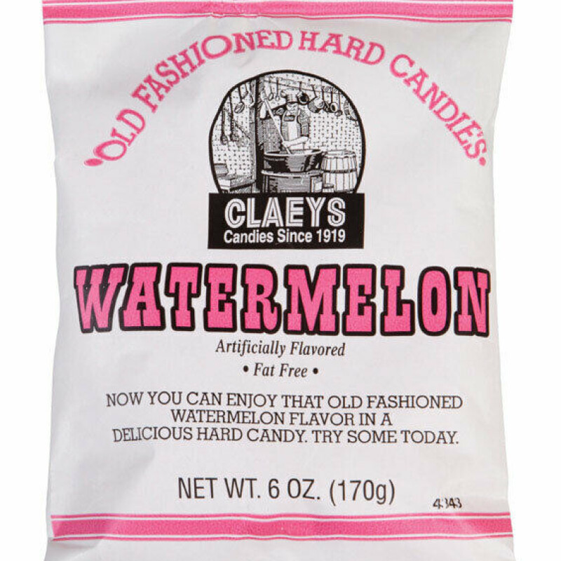 CLAEYS WATERMELON HARD CANDY  6 OZ.