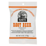 CLAEYS ROOT BEER HARD CANDY  6 OZ.