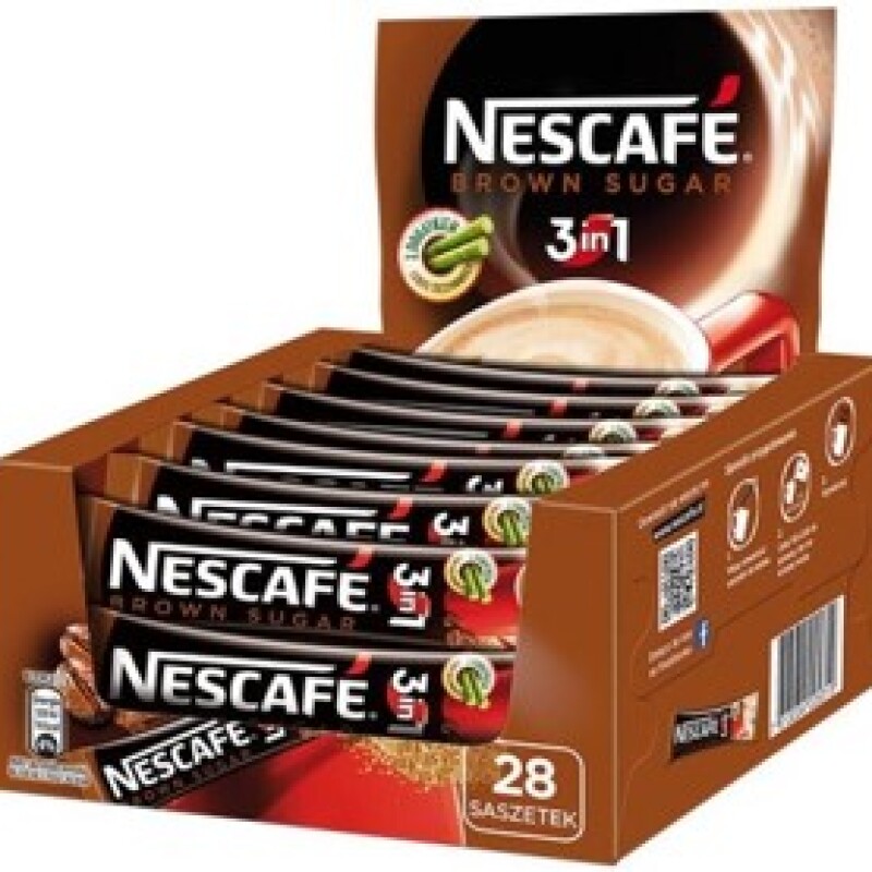 NESCAFE 3 IN 1 BROWN SUGAR BOX    16.5 G.