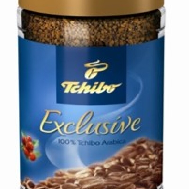 TCHIBO EXCLUSIVE INSTANT COFFEE200 G. - GLASS