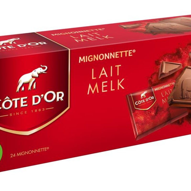 COTE D'OR MIGNONNETTE MILK CHOCOLATE BARS  240 G.