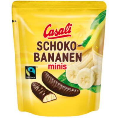 CASALI MINI SCHOKO BANANEN BAG  110 G.