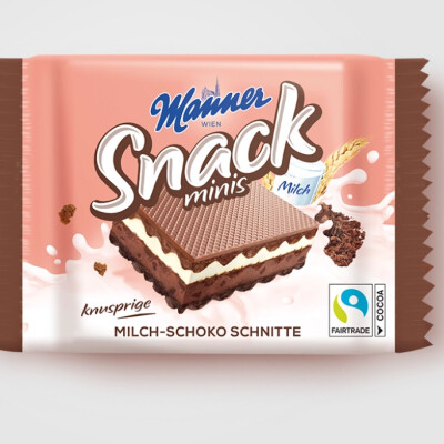 MANNER SNACK MINIS MILCH-SCHOKO  225 G.