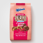 MANNER CRANBERRY KNOPFE MILCHSCHOKOLADE GINGERBREAD  180 G.