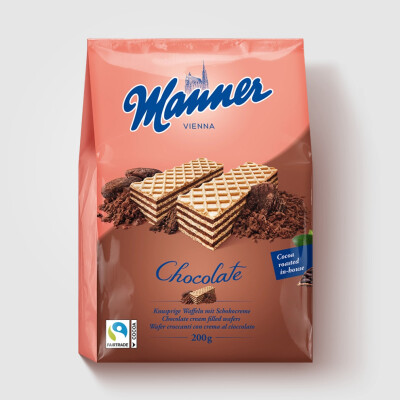 MANNER SCHOKOCREME WAFERS  200 G.