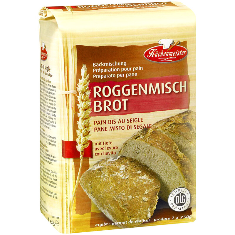 KUCHENMEISTER ROGGEN MISCHBROT  1 KG.