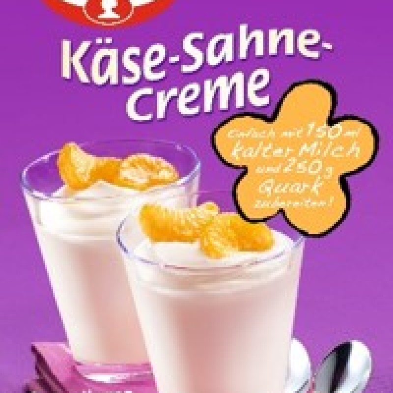 DR. OETKER KASE SAHNE CREME 63 G.