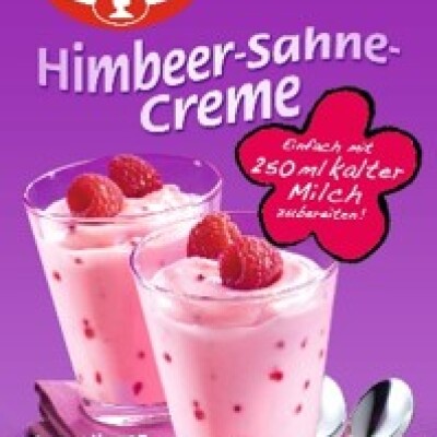 DR. OETKER HIMBEER SAHNE CREME 62 G.