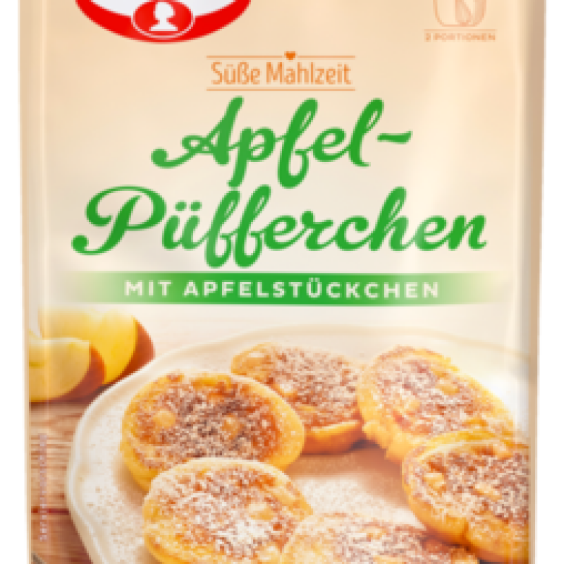 DR. OETKER SUESSE MAHLZEIT APFEL PUEFFERCHEN  13 PCS.