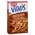 DR. OETKER VITALIS KNUSPER PLUS DOUBLE SCHOKO MUESLI  450 G.