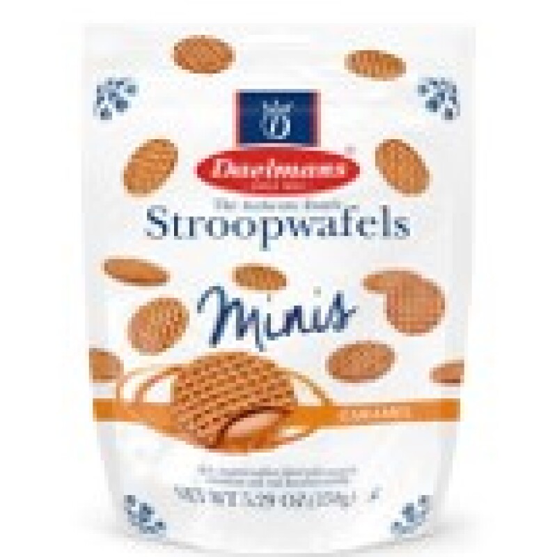 DAELMANS MINIS CARAMEL STROOPWAFELS STAND-UP POUCH 150 G.