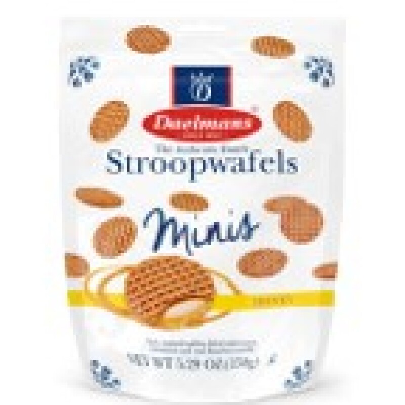 DAELMANS MINIS HONEY STROOPWAFELS STAND-UP POUCH 150 G.