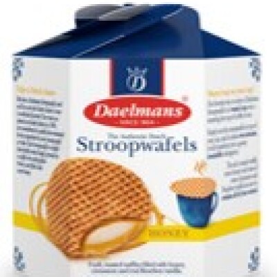 DAELMANS HONEY STROOPWAFELS HEX BOX  230 G.