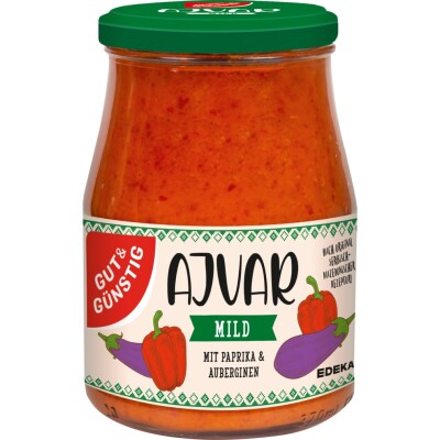 EDEKA  AJVAR MILD  340 ML.