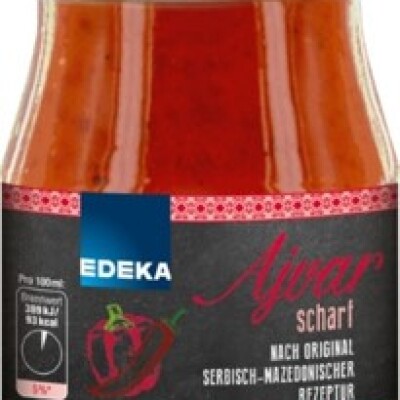 EDEKA  AJVAR HOT  340 G.