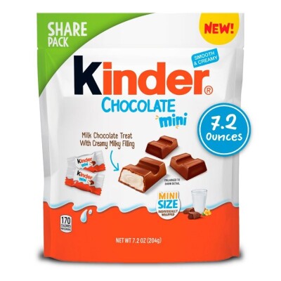 KINDER CHOCOLATE MINI SHARE PACK  204 G.(T34)