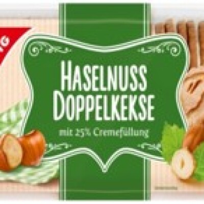 G&G DOPPELKEKS HASELNUSS   250 G.