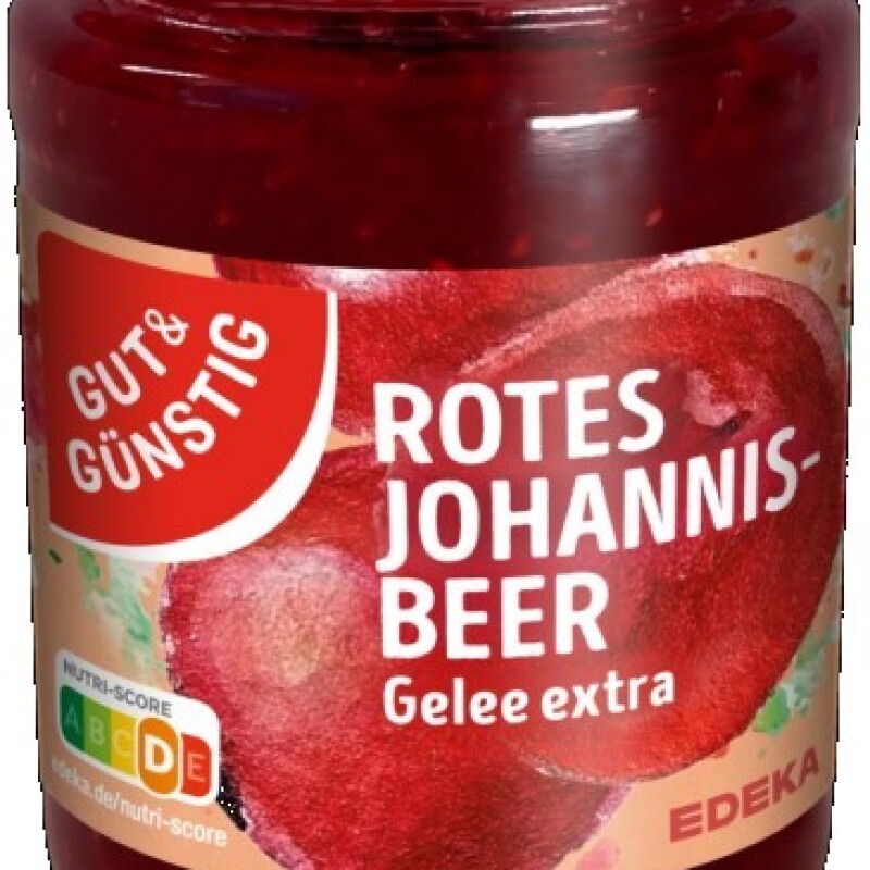 G&G ROTE JOHANNISBEERE GELEE   450G