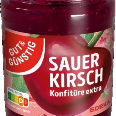 G&G KONFITUERE EXTRA SAUERKIRSCHE   450G