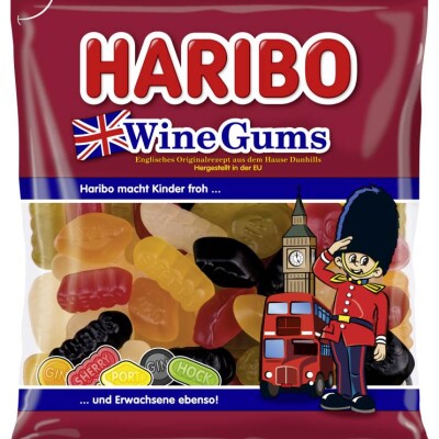 HARIBO WINE GUMS 175 G.