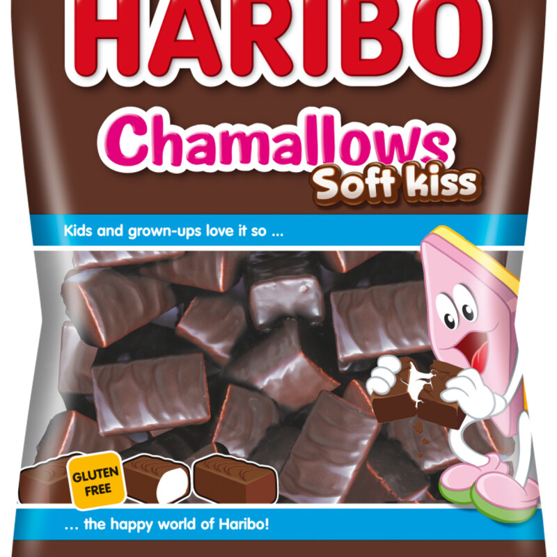 HARIBO CHAMALLOWS SOFT KISS  200G.