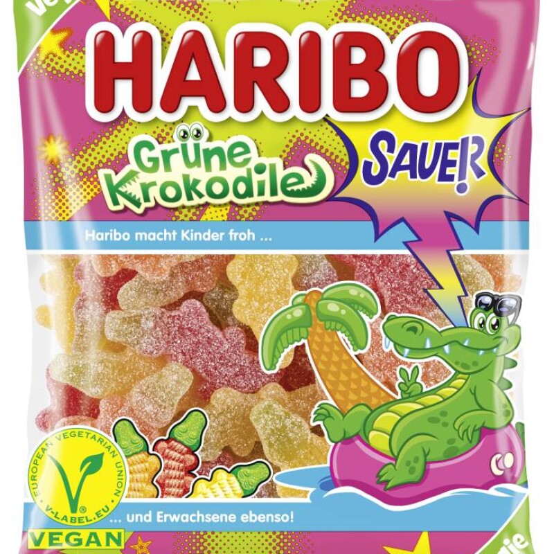 HARIBO GRUENE KROKODILE   1175 G.