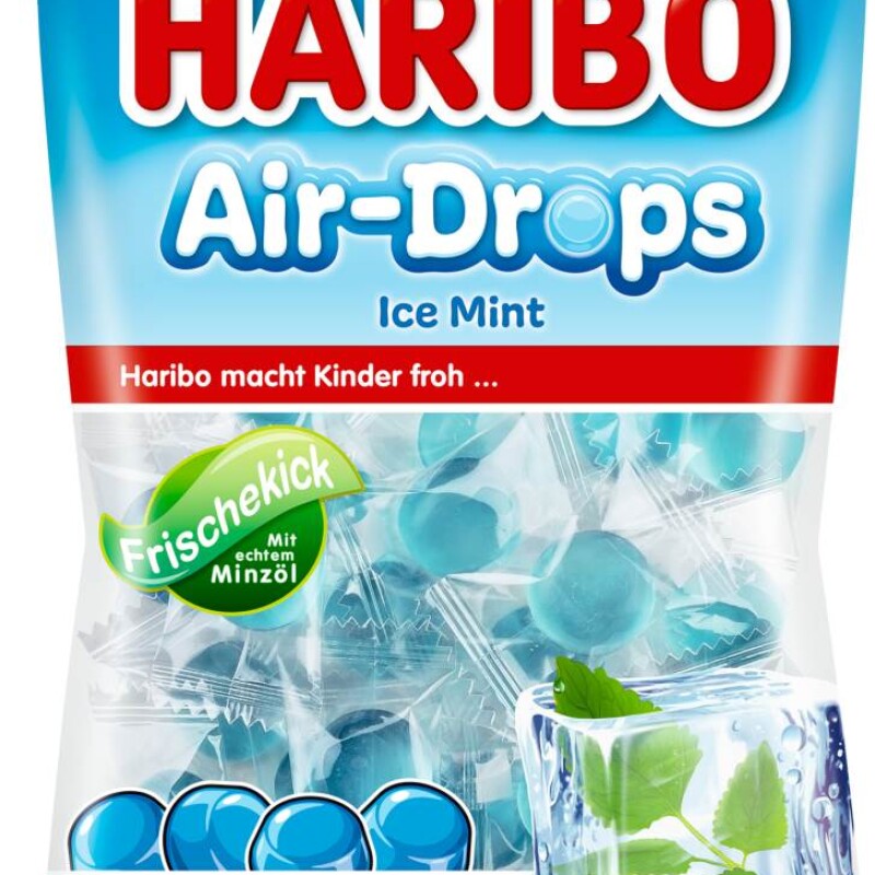 HARIBO AIR DROPS ICE MINT  100 G.