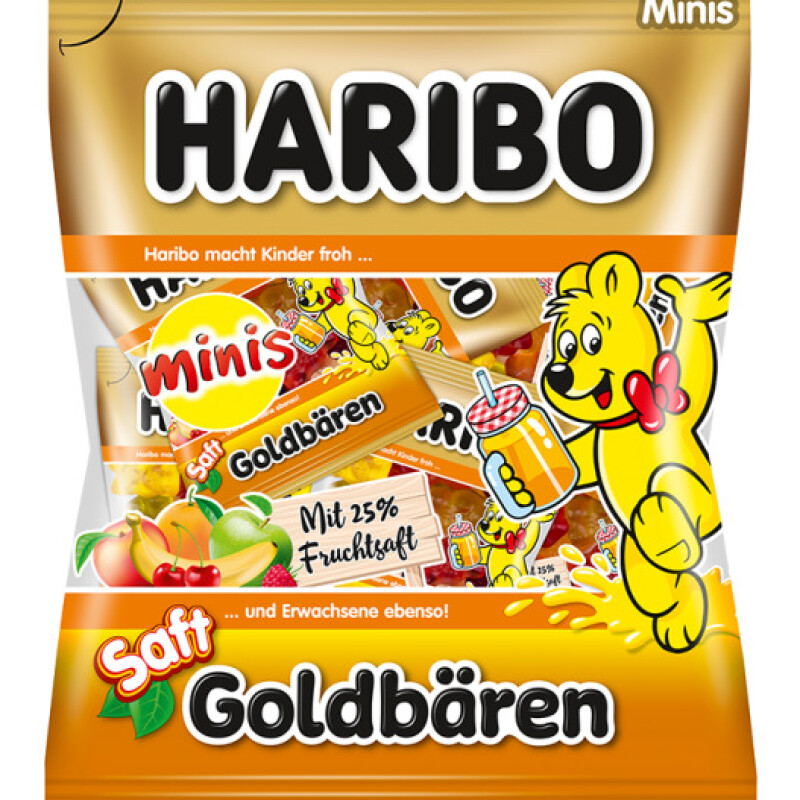 HARIBO GOLDBAEREN SAFT MINIS 220 G.