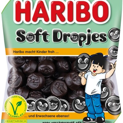 HARIBO SOFT DROPJES  160 G.