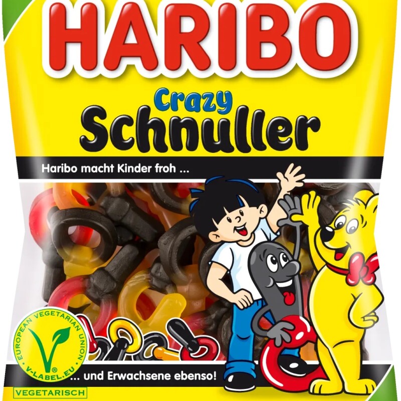 HARIBO CRAZY SCHNULLER  175 G.