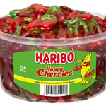 HARIBO HAPPY-CHERRIES 150 PCS TUB1200 G.