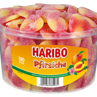 HARIBO PFIRSICHE 150 PCS TUB1350 G.