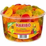 HARIBO FRUCHT SCHNECKEN 150 PCS TUB1200 G.