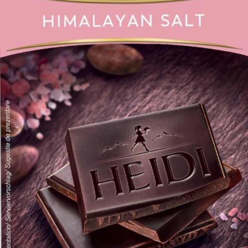 HEIDI DARK HIMALAYAN SALT  80 G.