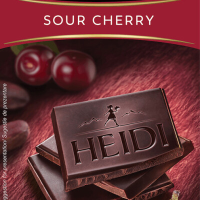 HEIDI DARK SOUR CHERRY  80 G.