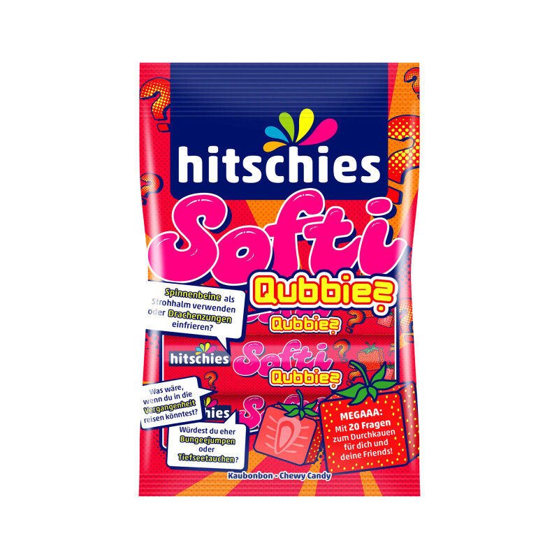 HITSCHLER SOFTI QUBBIES ERDBEERE 180 G.