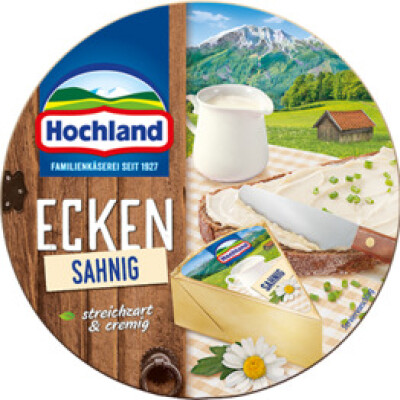 HOCHLAND SAHNE / PLAIN /  ROUNDS 200 G.