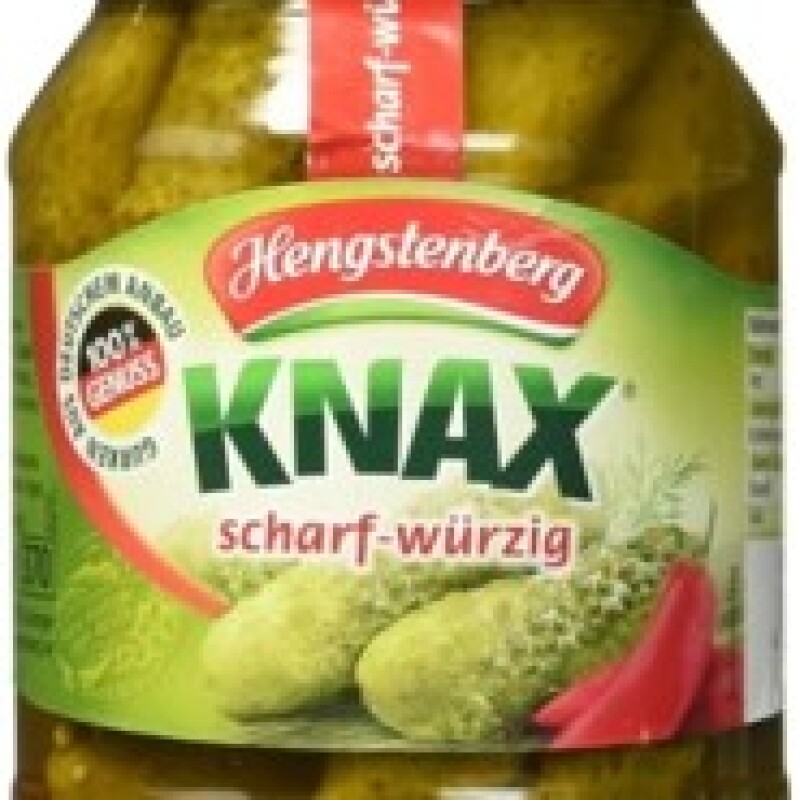 HENGSTENBERG KNAX SCHARF WUERZIG 720 ML.