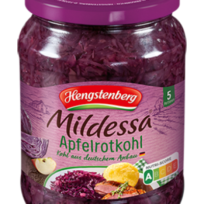 HENGSTENBERG ROTESSA  APFELROTKOHL  720 ML.   GLASS