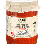 IKA'S GARDEN RED PEPPERS & EGGPLANT SPREAD - AJVAR HOT 19.4 OZ. (550 G.)