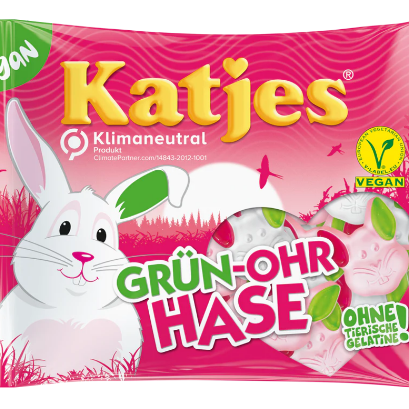 KATJES GRUEN OHR HASE  200 G.