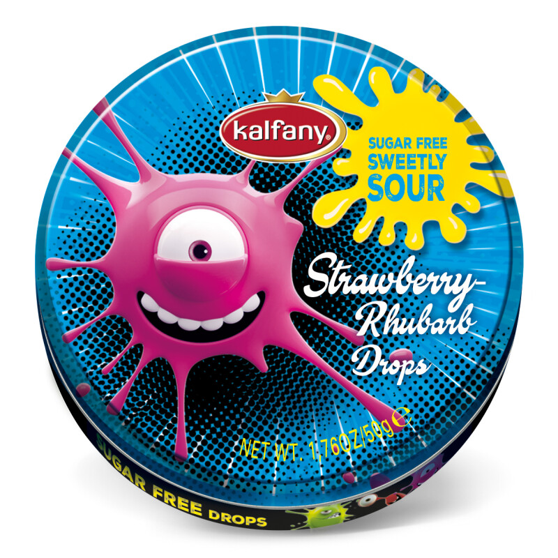 KALFANY CRAZY DROPS STRAWBERRY-RHUBARB DOSE 50 G.