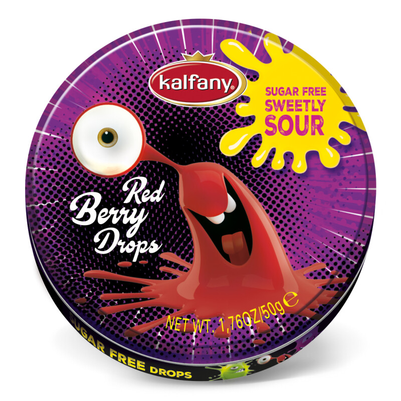 KALFANY CRAZY DROPS RED BERRY DOSE 50 G.