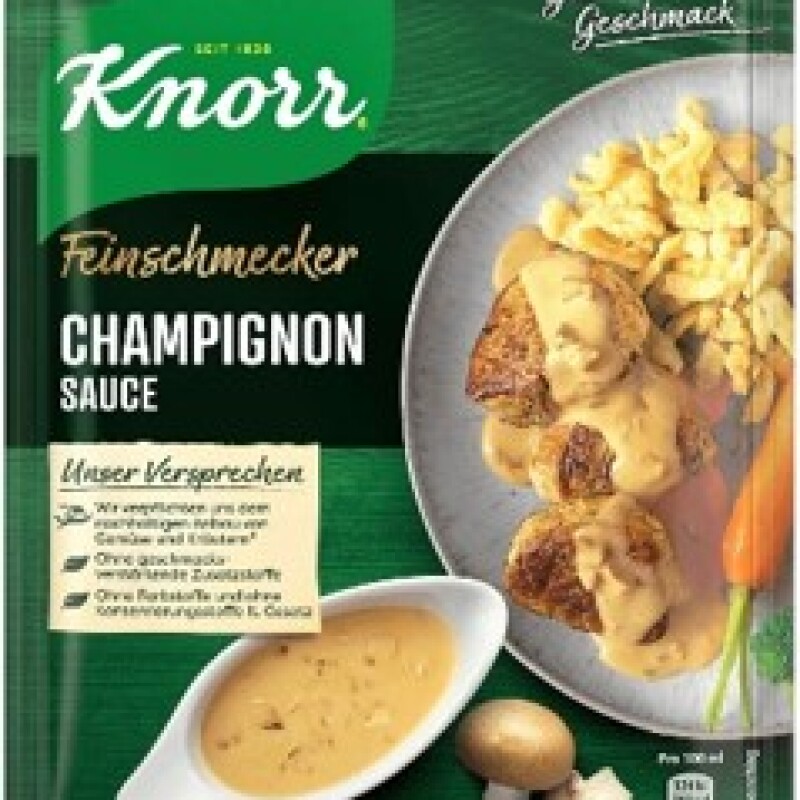 KNORR F.S. CHAMPIGNON RAHM / MUSHROOM SAUCE  22 PCS.