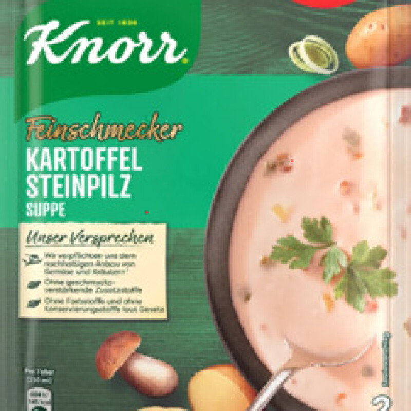 KNORR F.S. KARTOFFEL STEINPILZ / POTATO BOLETUS SOUP  15 PCS.