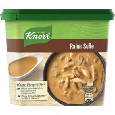 KNORR RAHMSAUCE FUER FLEISCHGERICHTE  1.75 L. / 6 PCS.  - CONTAINER